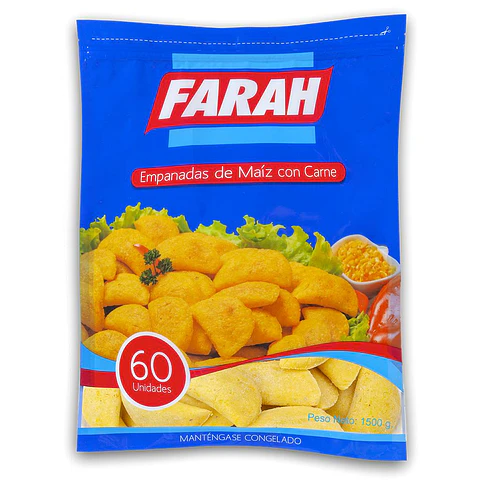 Farah Empanada de Maíz y Carne 60 Unids