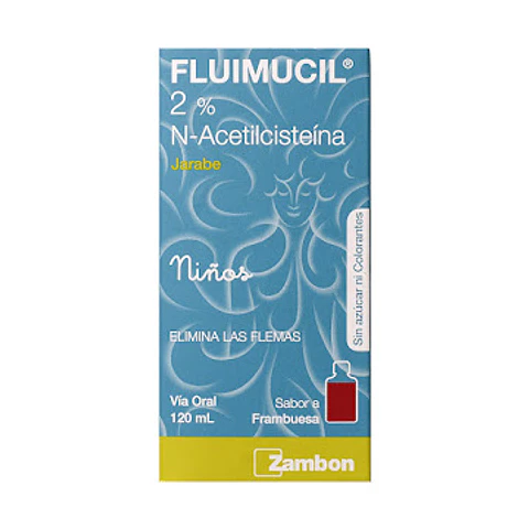 Fluimucil N Acetilcisteina 2% Jarabe Zambom Frasco 120 Ml