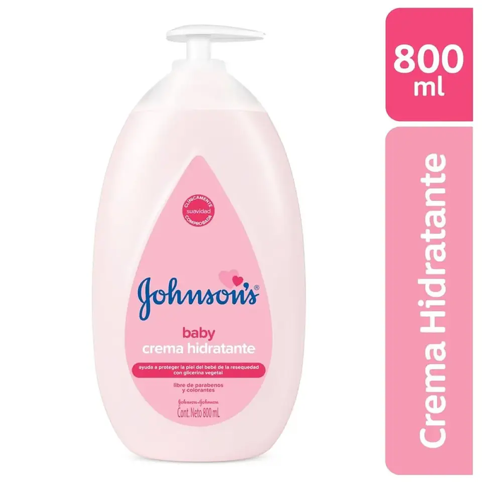 Crema Corporal Bebé Johnson's Original 800 Ml 1