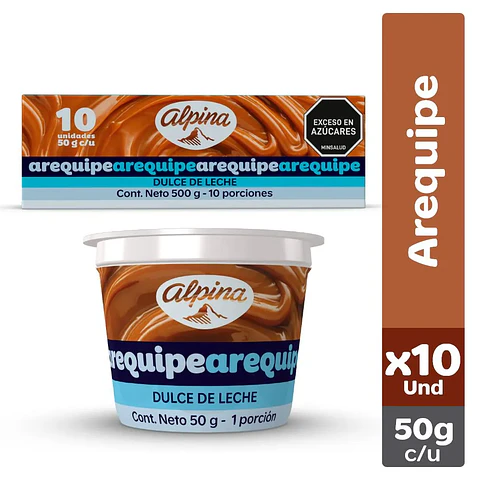 Arequipe Alpina 50 grs 10 Unds