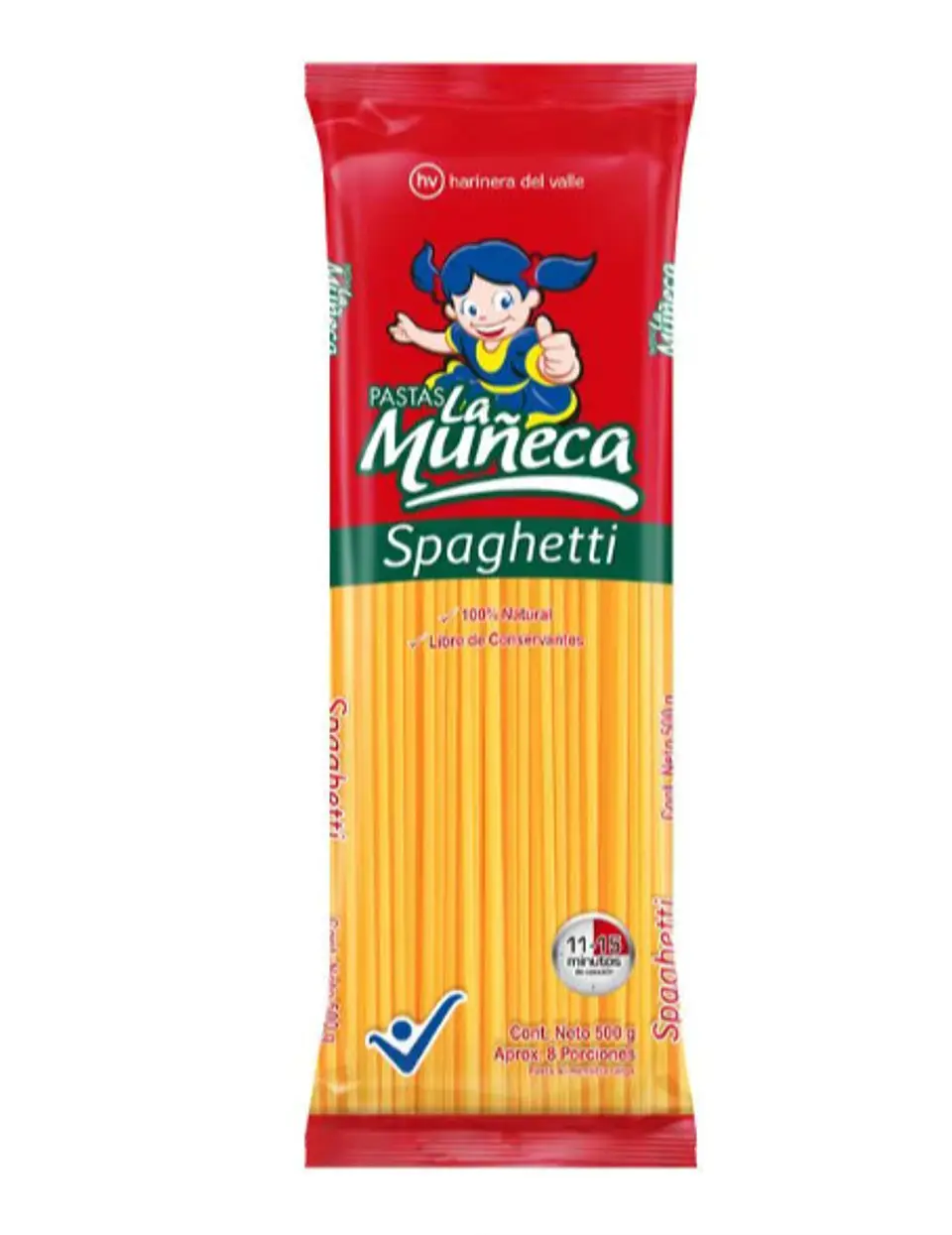 Pasta La Muñeca Espaguetti (500 grs) 1