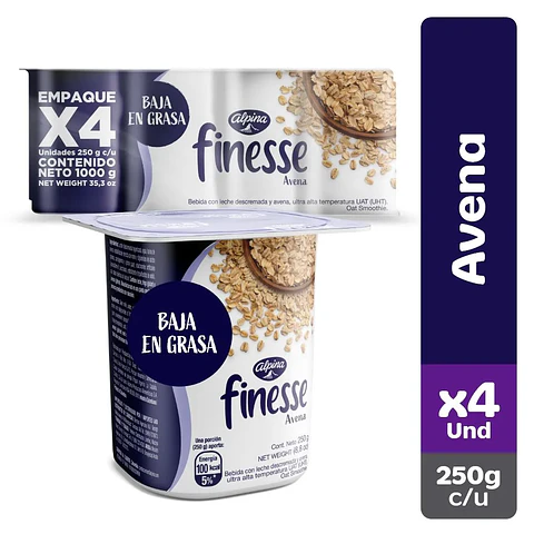 Avena Finesse  250 grs x 4