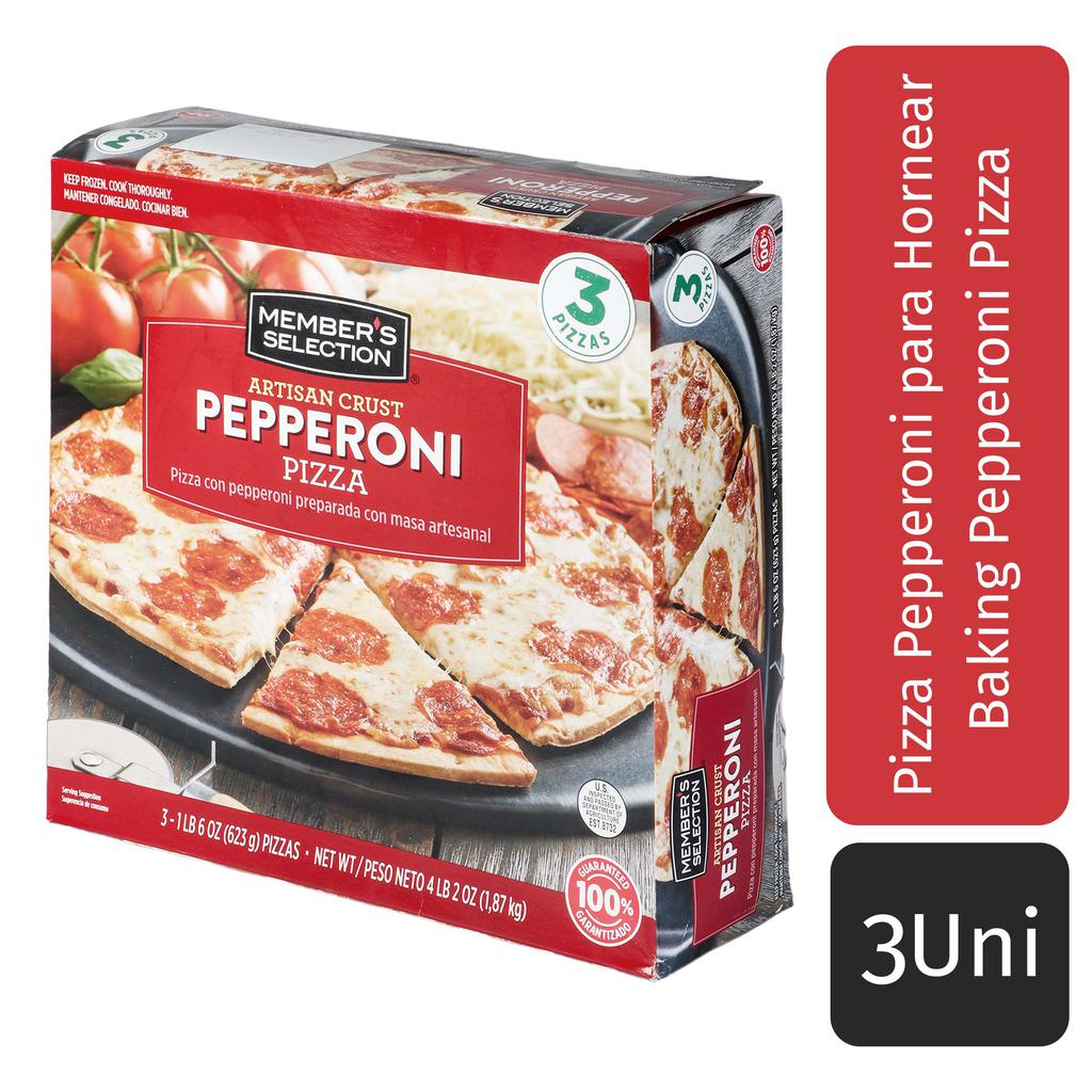 Pizza Pepperoni para Hornear 3 Unids
