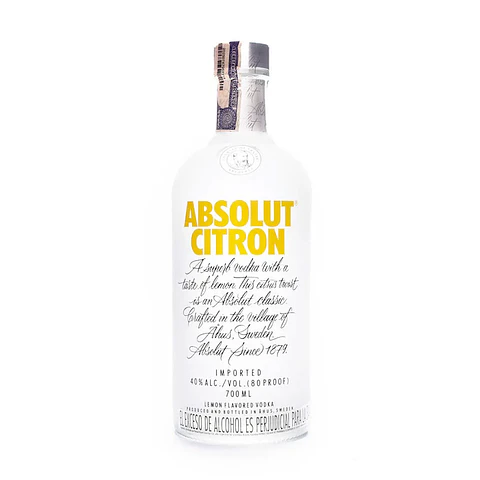 Vodka Absolut Citrón Limón 700 Ml