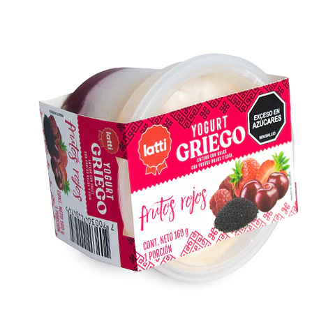 Yogurt griego frutos rojos 160 grs