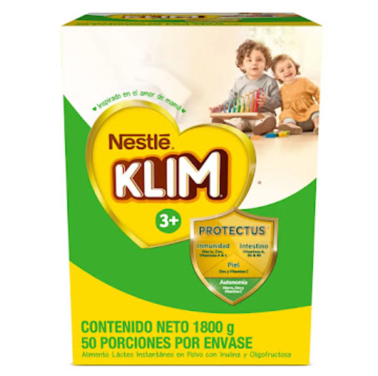 Alimento Lácteo Klim 3+ Prebio 3 Dha 1800 grs 1