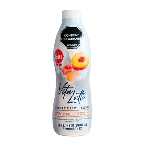 Yogurt Melocotón Vita Latti 1000 Ml
