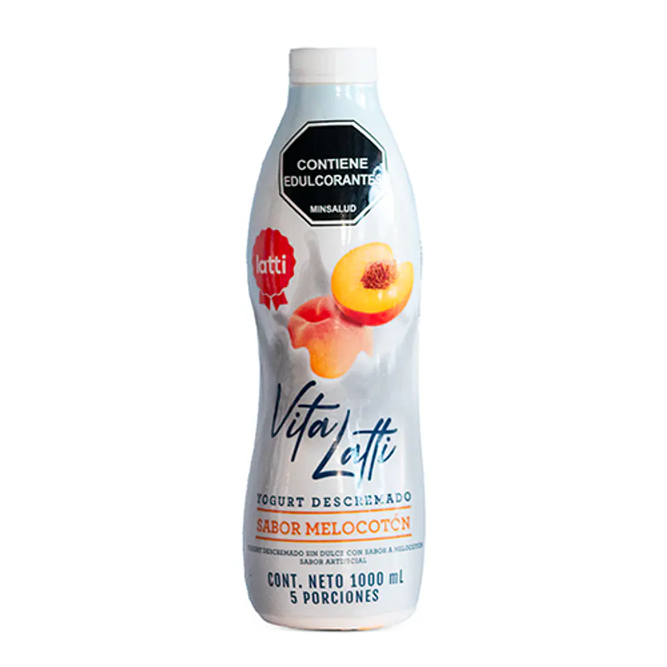 Yogurt Melocotón Vita Latti 1000 Ml 1