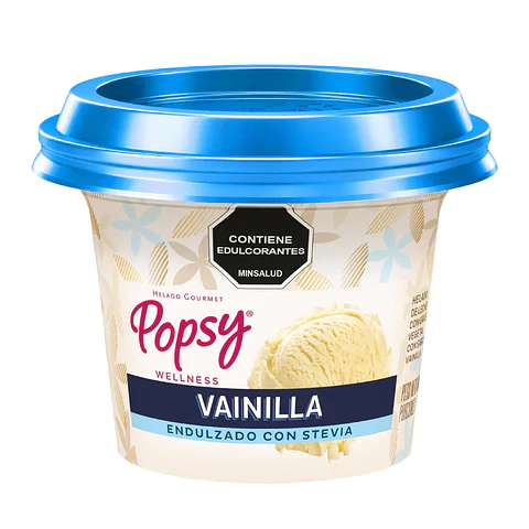 Helado Popsy Vaso Vainilla con Stevia 60 grs