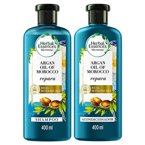 Shampoo Herbal Essences Arg 400 Ml + Acondicionador 400 Ml