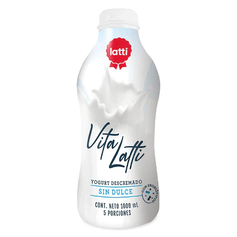 Yogurt Descremado Vita Latti 1000 Ml