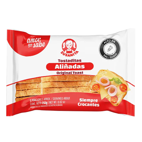 Tostada Susanita Aliñadas 250 grs