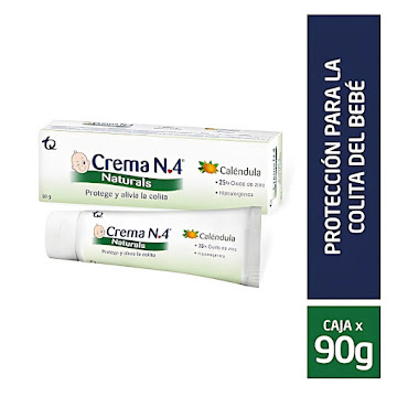 Crema Anti Pañalitis Crema N4 Natural 90 grs