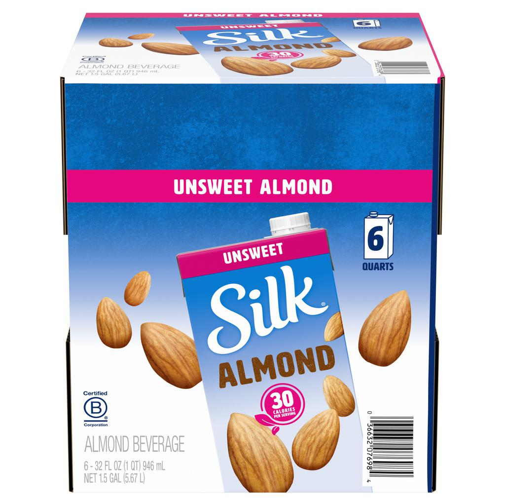 Silk Bebida de Almendras 6 Unids
