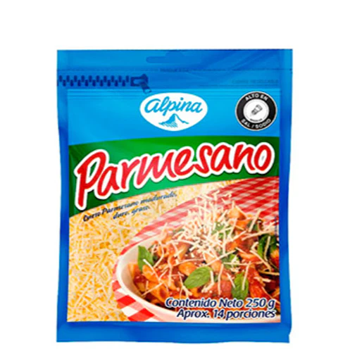Queso alpina mozarella 250 grs