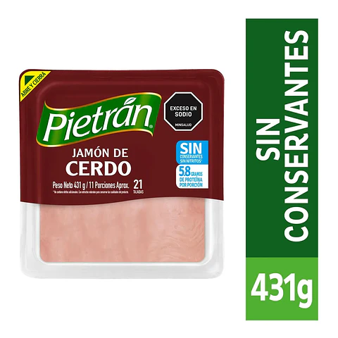 Jamón de Cerdo Pietrán 431 grs