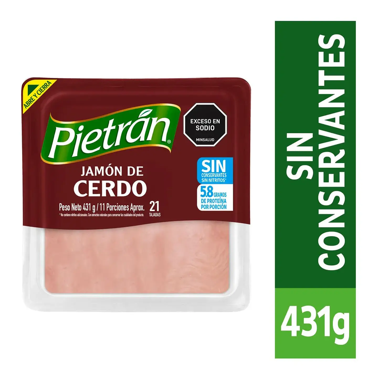 Jamón de Cerdo Pietrán 431 grs 1
