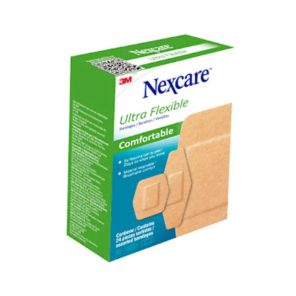 Curas Ultraflexible 3m Nexcare Surtida Caja 24 Und 1