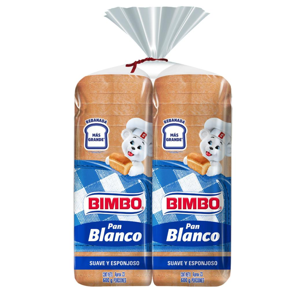 Bimbo Pan Tajado Blanco 2 Unids