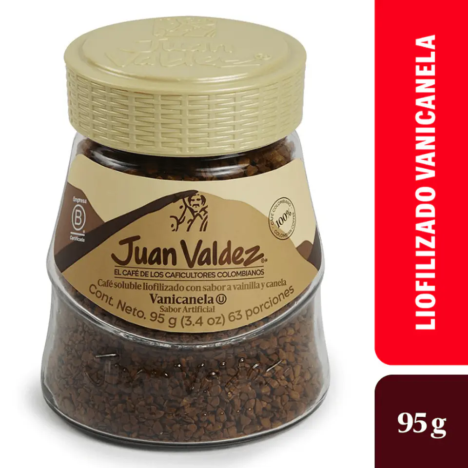 Café Juan Valdez Liofilizado Vanicanela 95 G 1