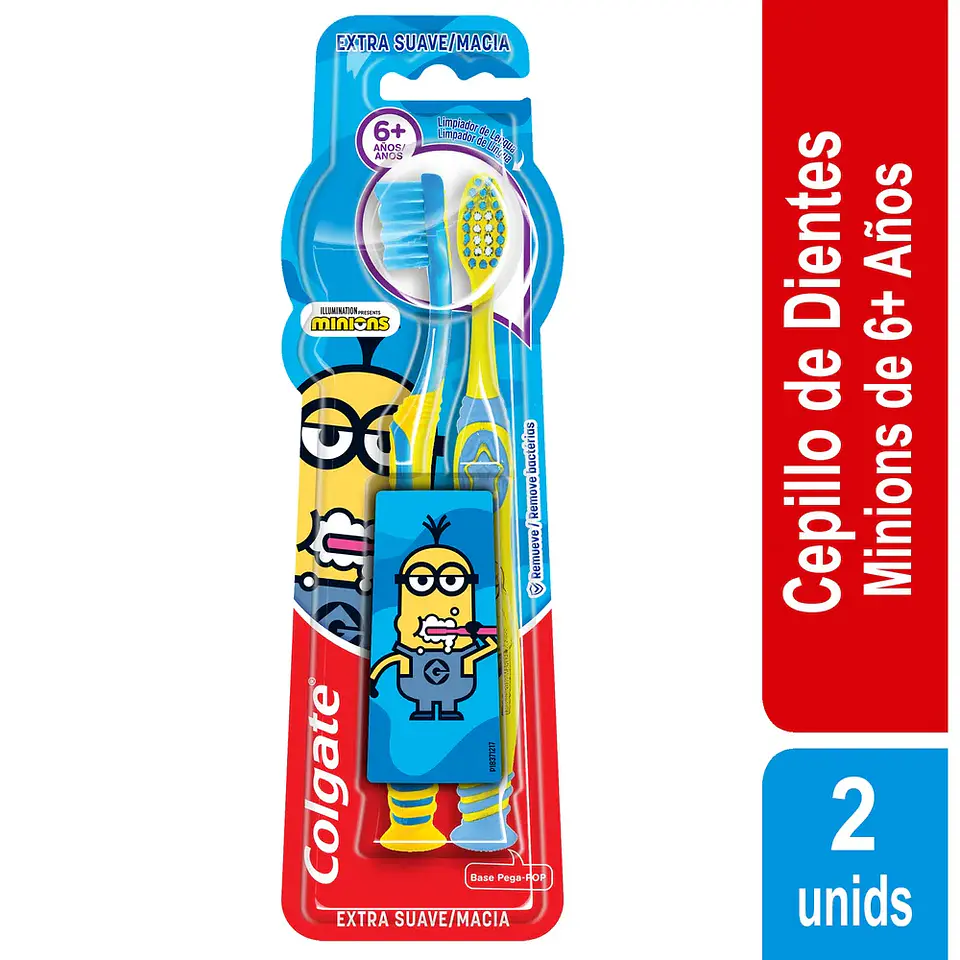 Cepillo de Dientes Niños Colgate Minions/Agnes & Fluffy 6+ Años 1