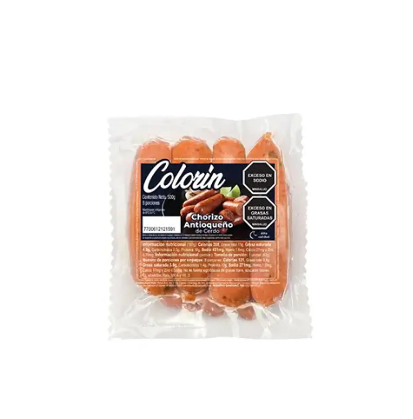 Mac Pollo Chorizo antioqueño (500 grs 8 unds) 1