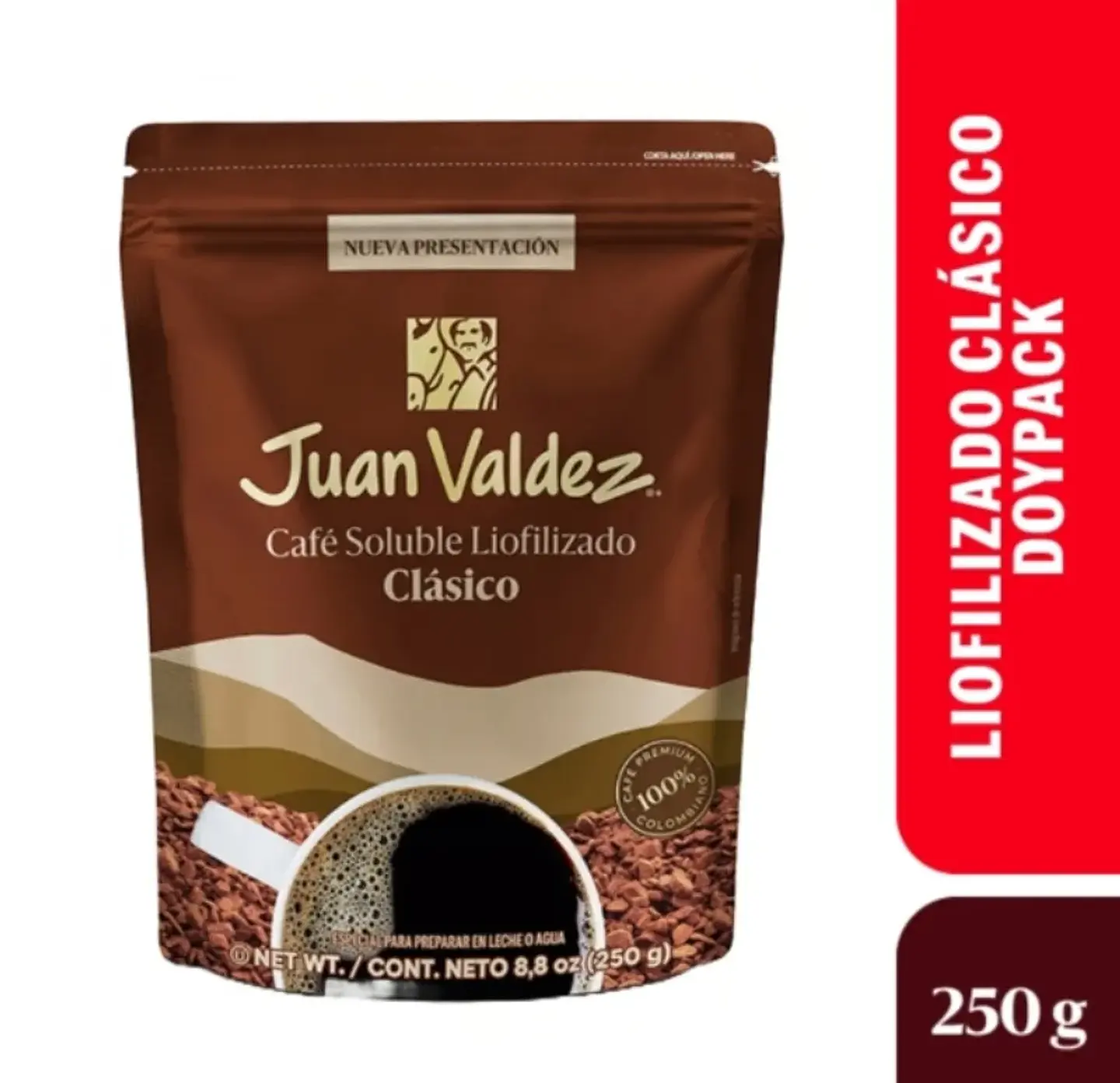 Cafe Juan Valdez Soluble Clásico 250 grs 1