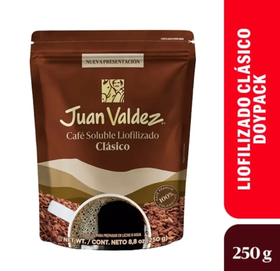 Cafe Juan Valdez Soluble Clásico 250 grs 1