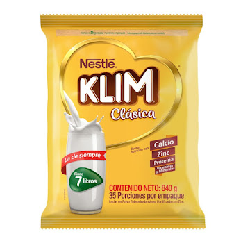 Leche En Polvo Klim Clásica Bolsa 840 grs