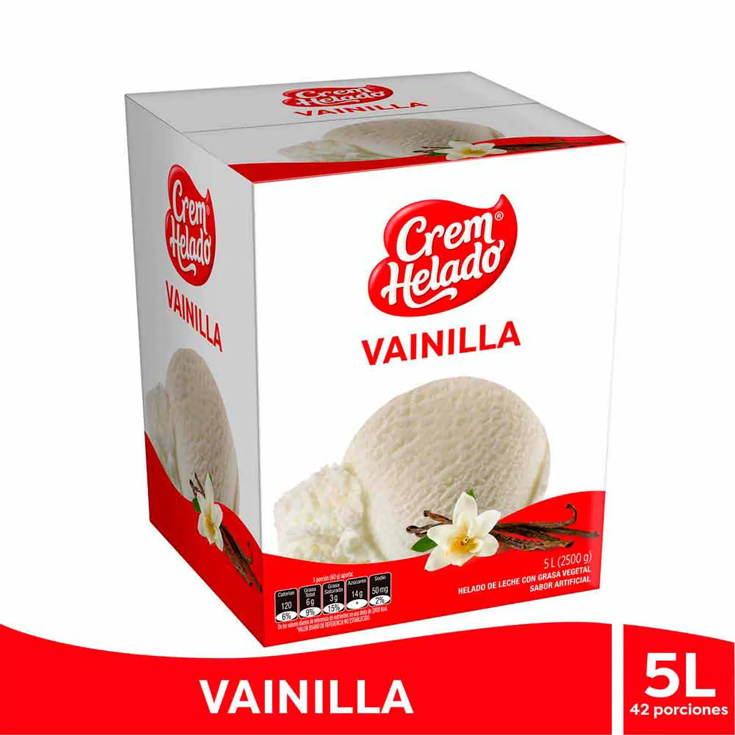 Helado Cream Helado Vainilla 5 Lt 1