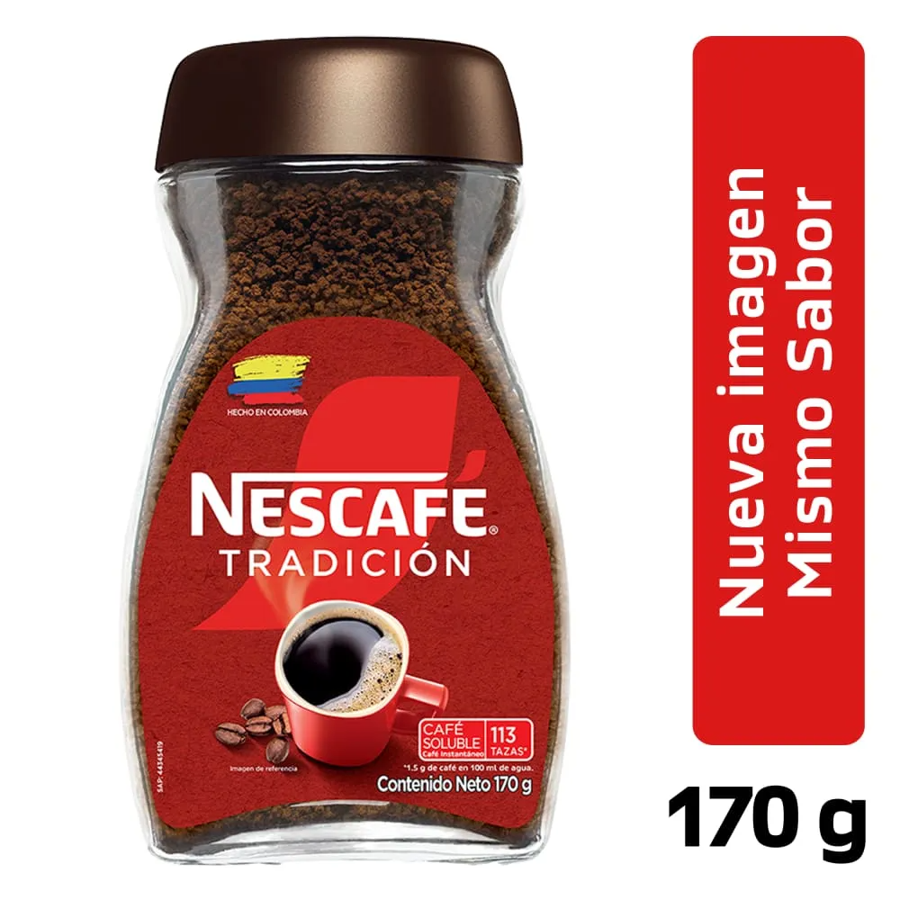 Café instantáneo NESCAFÉ Tradición x 170 grs