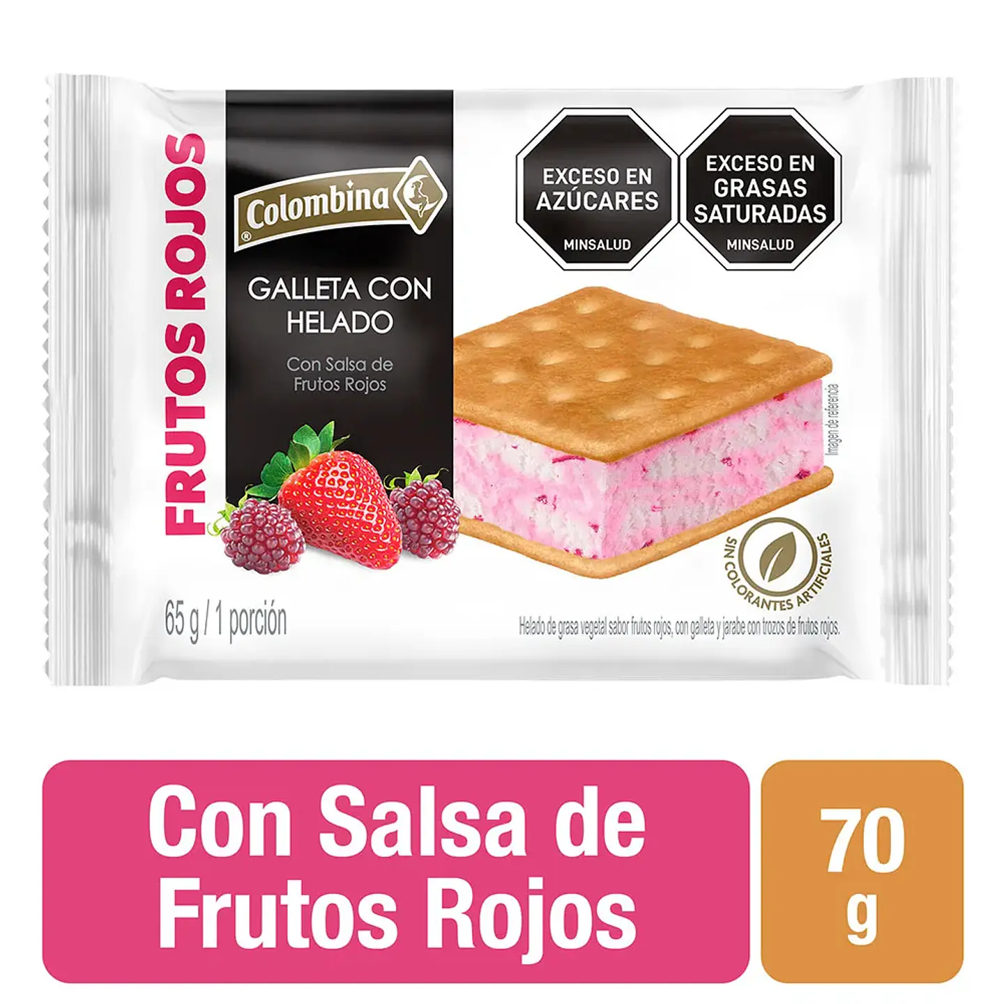 Helado colombina galle frutos rojos 65 grs 1