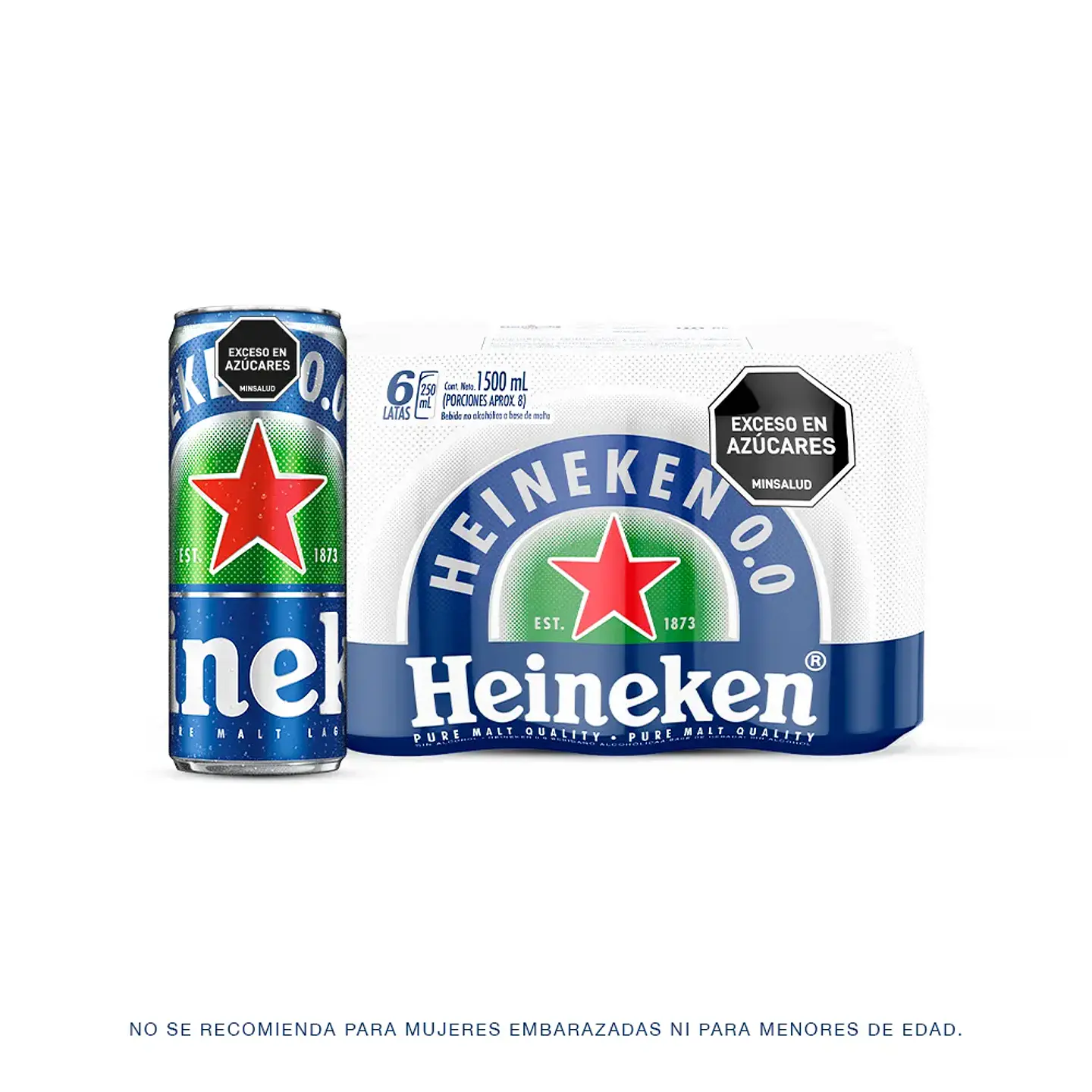Cerveza Heineken 0.0 Lata 250 Ml X6 Unds 1
