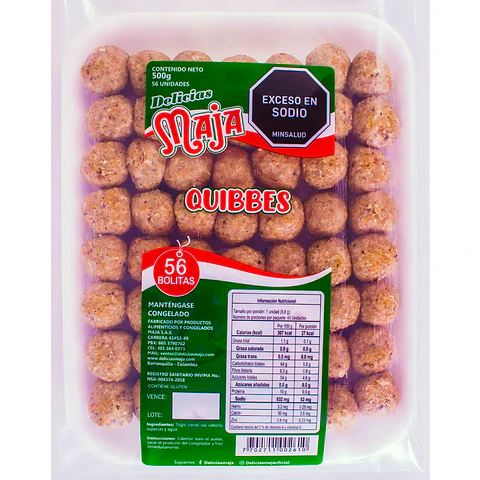 Quibbe Maja 500 grs x 56 Unds