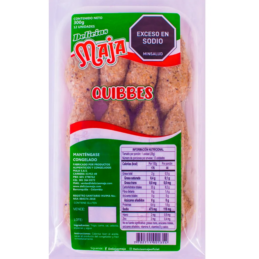 Quibbe Maja 300 gres x 12 Unds