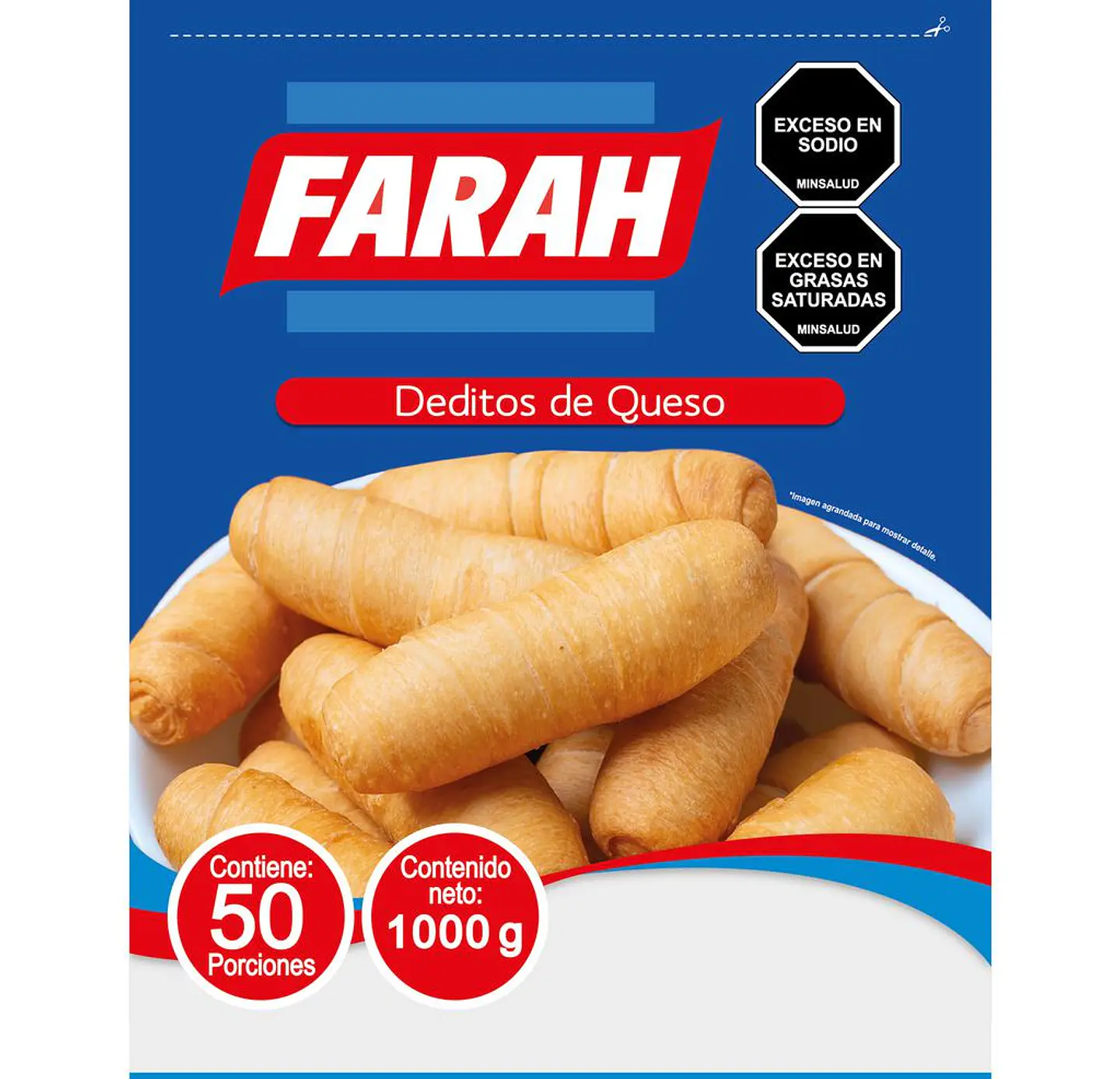 Farah Deditos de Queso 50 Unidades 1 kg 1
