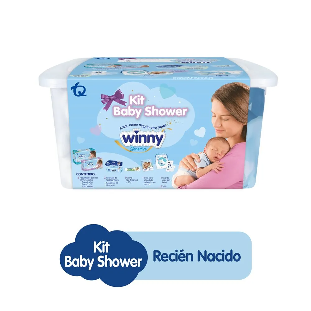 kit winny gold baby shower 