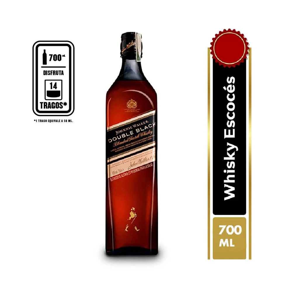 Whisky Johnnie Walker Double Black 700 Ml
