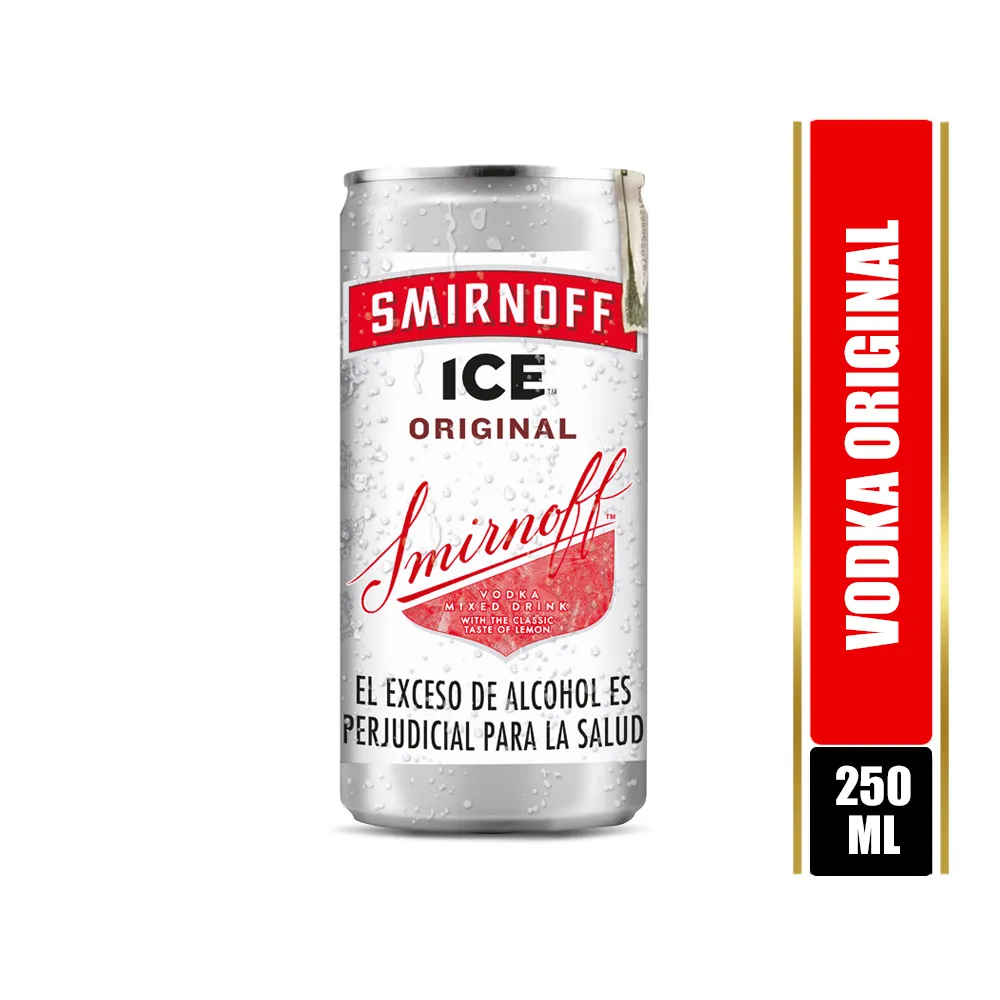 Vodka Smirnoff Ice Red Lata 250 Ml