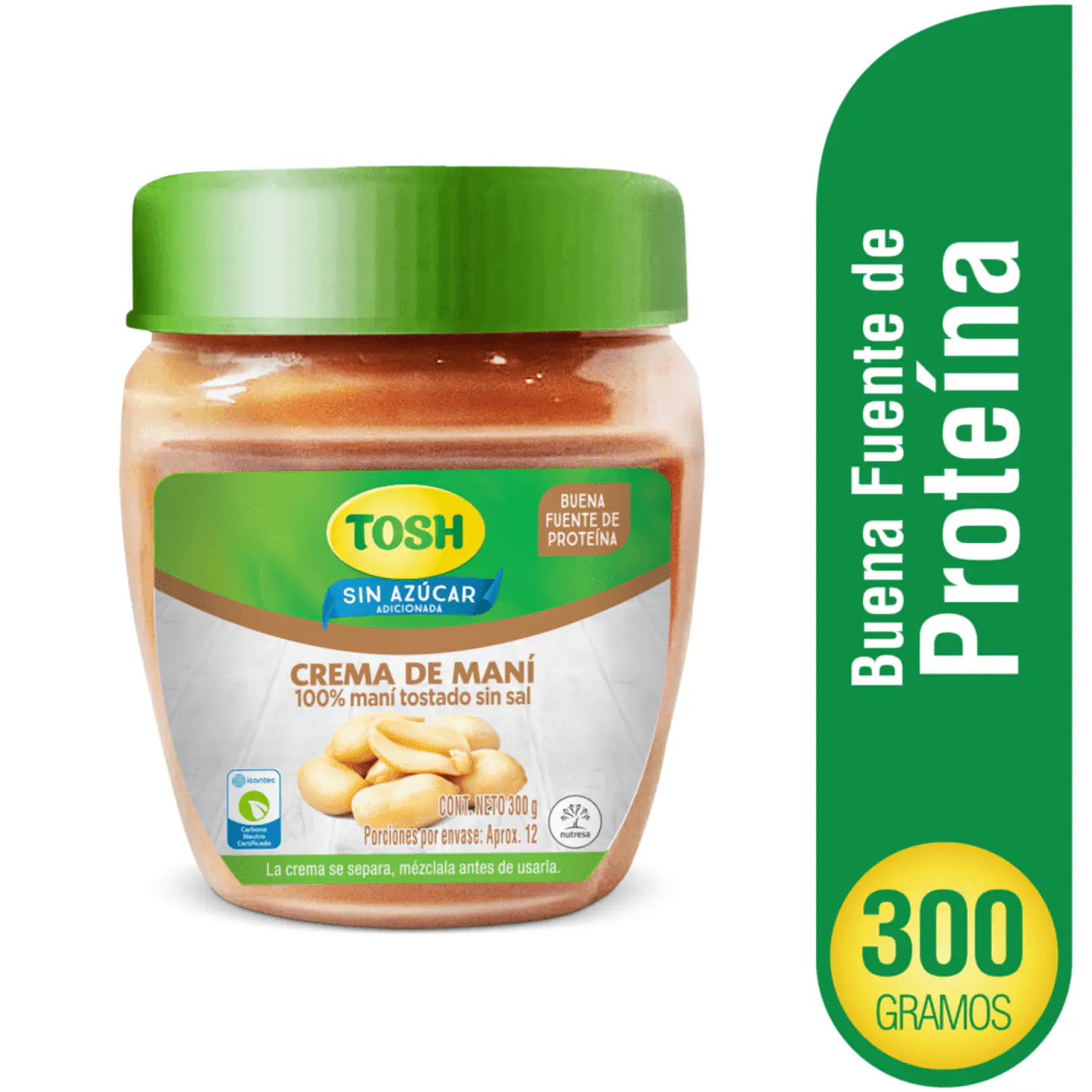 Crema de Maní Tosh 300 grs 1