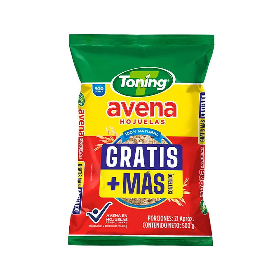 Avena Hojuelas Fibra 500 grs 1
