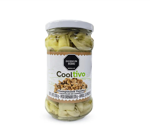 Champiñones tajados 280 grs  