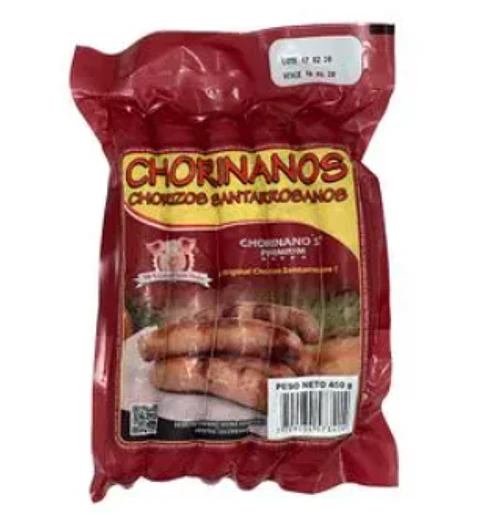 chorizo santarrosanos 450 grs 