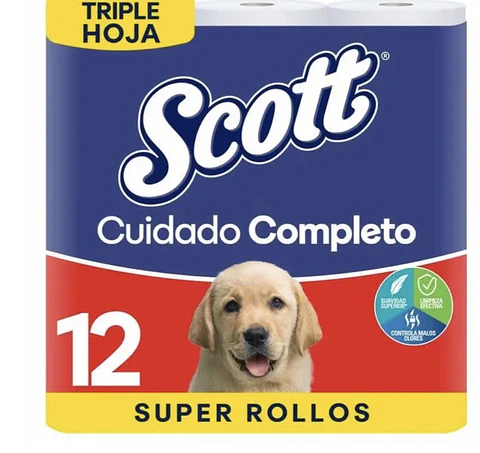 Scott pack 12 rollos 