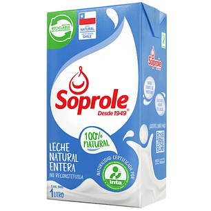 Leche Entera Soprole 1Lt.
