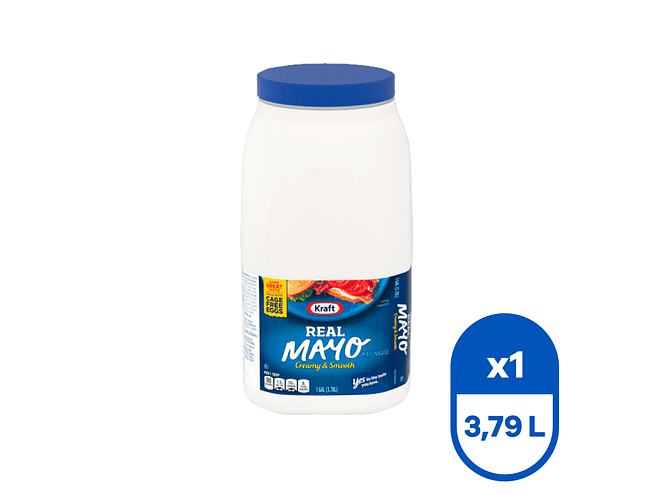 Mayonesa Kraft Galon 3,79Kg. 1