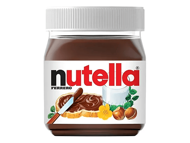 Nutella Frasco 350gr.  1
