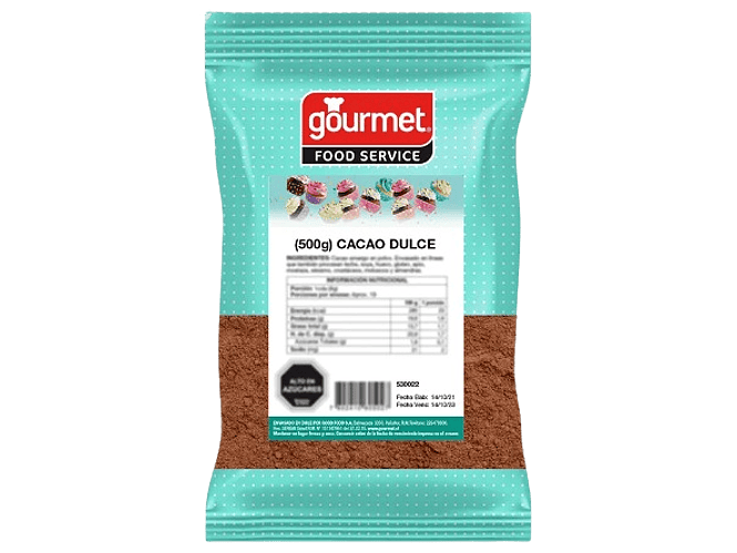 Cacao Dulce Gourmet 500gr. 1