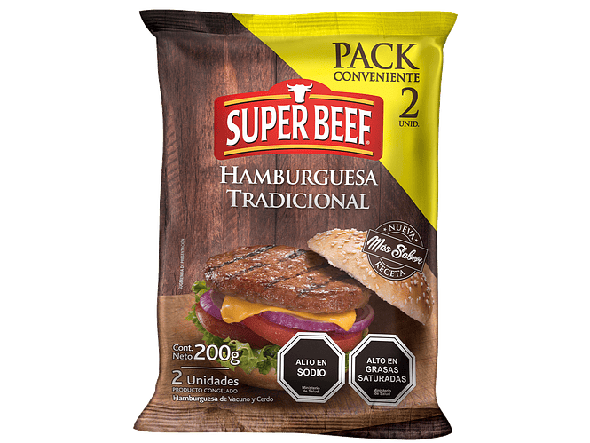 Hamburguesa SB Pack Doble 200gr. 1