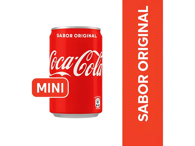 Coca Cola Original Lata Mini 220ml  1